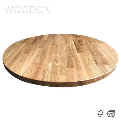 Jedálenský stôl Masívne biele dubové drevo Butcher Block