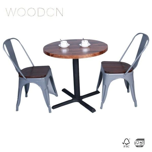 Beech Solid Wood Butcher Block Dining Table